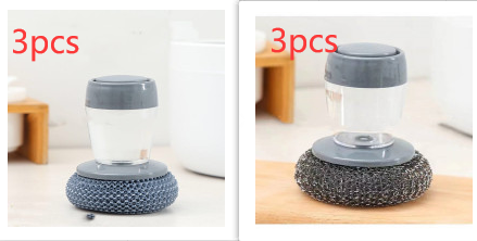 08bc12de-311d-472b-97e3-e0b25384b0a8.png Kitchen Soap Dispensing Palm Brush Cleaner Push-type Brush Kitchen Detergent Tools
