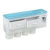 Non-marking Hanging Magnetic Toothbrush Holder Single Drawer Storage Rack With Toothpaste Squeezer Toiletry Set