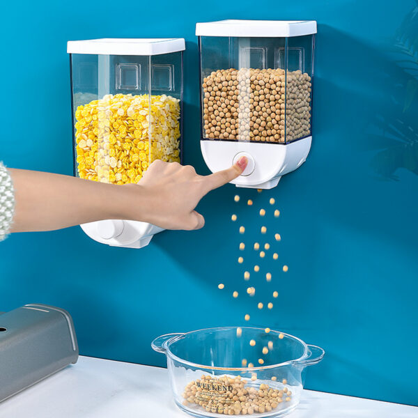 1502078032889.jpg Kitchen Food Storage Easy Press Container Cereal Dispenser Wall Mounted Food Storage Box