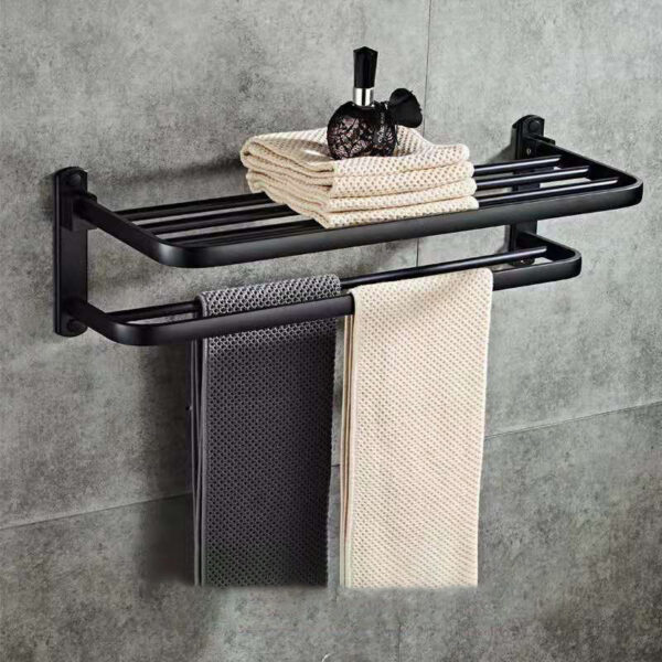 1616390838471.jpg Perforated Space Aluminum Bathroom Folding Shelf Bathroom