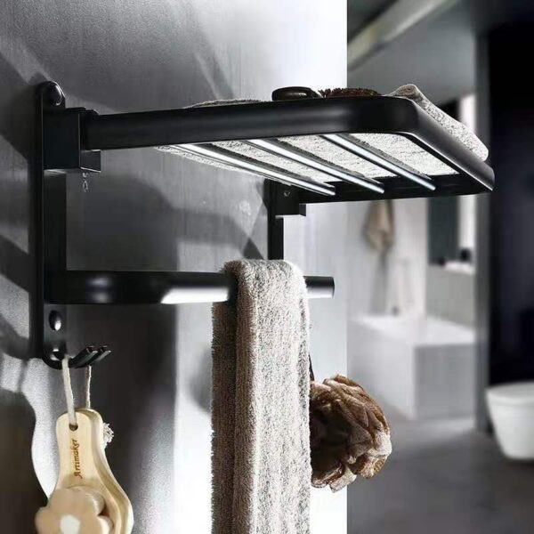 1616390838477.jpg Perforated Space Aluminum Bathroom Folding Shelf Bathroom