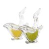 Manual Lemon Juicer Transparent Acrylic Elegance Bird Shape Lemon Slice Squeezer Kitchen Tools Gadgets