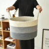 1619940483697.jpg Cotton Rope Storage Basket Cotton Rope Basket, Toys, Sundries, Laundry Storage Basket