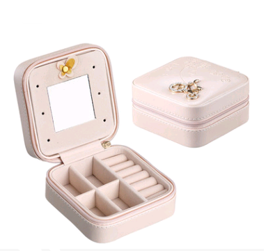 229936772891.png Creative travel portable jewelry box earrings earrings jewelry storage box leather small jewelry bag