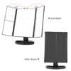 2560325454144.jpg Three-sided Foldable Magnifying Desktop Makeup Mirror With Lamp