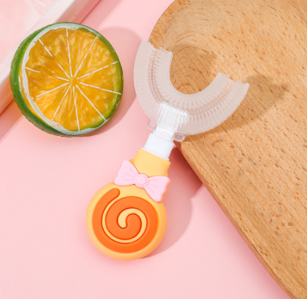 299269a1-448f-45f0-b921-dcf002c0bf69.png Children's U-shaped Food Grade Soft Rubber Toothbrush