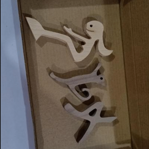 3586482f-ba72-4dea-b5a0-9bce5b09863f.png DIY Figurine Wood Dog Ornament Sculpture Home Decoration A Man A Dog Wood Sculpture Christmas Gifts Model Decor