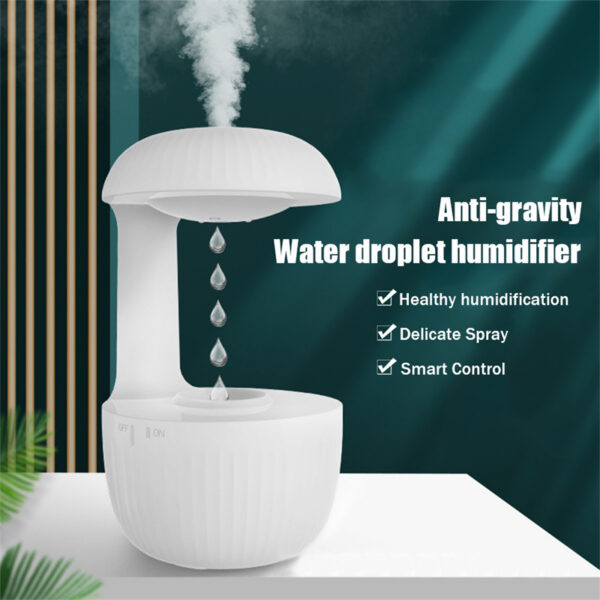 36527543-dad7-4841-ac31-888a361cf9f7.jpg Anti-gravity Air Humidifier Mute Countercurrent Humidifier Levitating Water Drops Cool Mist Maker Fogger Relieve Fatigue