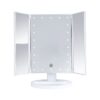3801406831429.jpg Three-sided Foldable Magnifying Desktop Makeup Mirror With Lamp