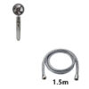 Propeller Driven Shower Head With Stop Button And Cotton Filter Turbocharged High Pressure Handheld Shower Nozzle