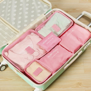 4987660814809.png Durable Waterproof Nylon Packing Cube Travel Organizer Bag