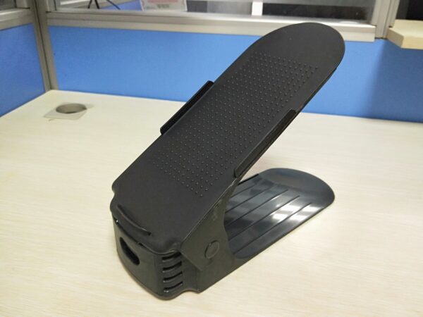 5398366356704.jpg Adjustable Double Stand Shoe Support Lock Closet Cabinet Storage Rack