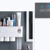 Non-marking Hanging Magnetic Toothbrush Holder Single Drawer Storage Rack With Toothpaste Squeezer Toiletry Set