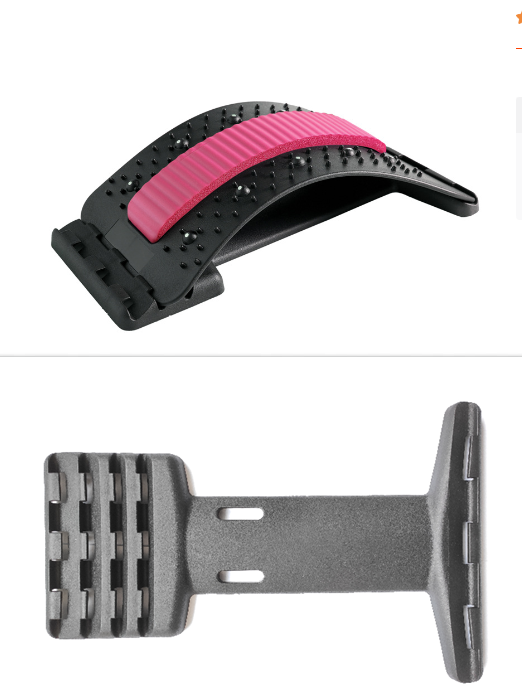 739752cf-3e0d-4e88-8dcc-d6514f5ee43c.png Back Stretcher Adjustable Back Cracker Massage Waist Neck Fitness Lumbar Cervical Spine Support Pain Relief