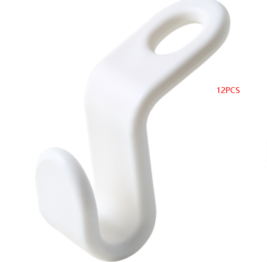 7b78899b-9296-4b14-bf9c-0d301b6495d0.png Plastic Closet Stack Hanger Rack Multi-function Wardrobe Space-saving Hanger Hook Coat Hook Bedroom Storage Wardrobe Organizer