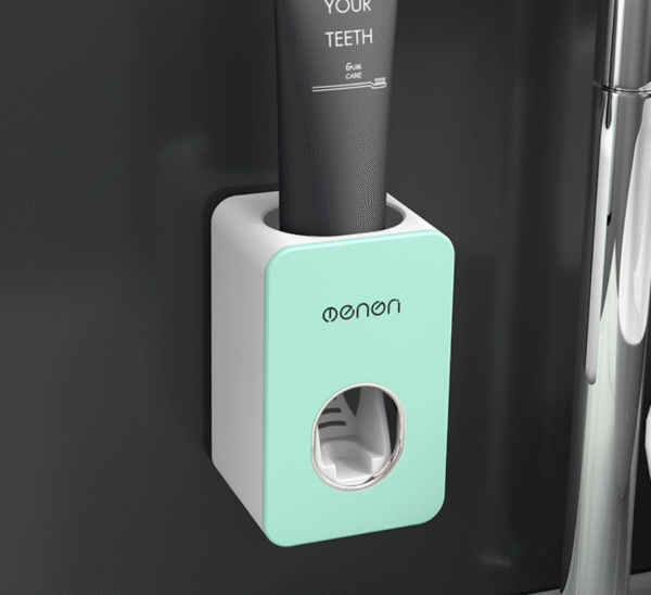 810730865399.png Automatic toothpaste set wall hanging punch-free toothpaste toothbrush rack toothpaste rack