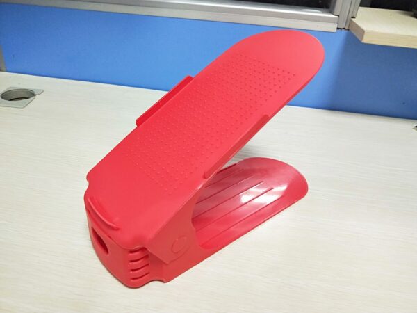 862631823512.jpg Adjustable Double Stand Shoe Support Lock Closet Cabinet Storage Rack