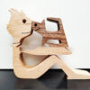 8d233909-dfcd-4ad3-874e-9efe03d00696.jpg DIY Figurine Wood Dog Ornament Sculpture Home Decoration A Man A Dog Wood Sculpture Christmas Gifts Model Decor