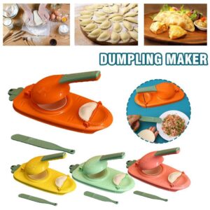 a07f79cd-16f1-4646-a672-f4d4f68f02bd.jpg New 2 In 1 Kitchen Dumpling Making Tool Baking Pastry Manual Artifact For Pressing Dumpling Skin Wrapper Mould Dough Press Maker