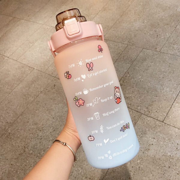 a221c183-681c-4ca0-8243-550930608a89.jpg Stickers Water Bottle With Straw 2000ml Cute Portable Scale Bottle