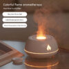 b41fd174-4632-4d7d-82a0-6a4a395d561d.jpg Flame Humidifier Aromatherapy Diffuser 7 Colors Light Home Air Humidifier 130ML USB Room Fragrance Essential Oil Diffuser