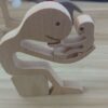 b928ff7b-8abc-46df-a7e8-0b77474d0c6d.jpg DIY Figurine Wood Dog Ornament Sculpture Home Decoration A Man A Dog Wood Sculpture Christmas Gifts Model Decor