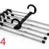 bb03e9fb-27a3-453c-a0e4-f2efed5b7d32.jpg 5 In 1 Wardrobe Hanger Multi-functional Clothes Hangers Pants Stainless Steel Magic Wardrobe Clothing Hangers For Clothes Rack