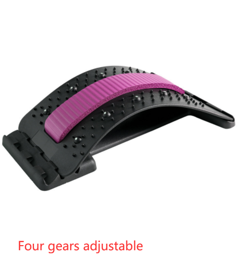 c35f528e-cd22-4db8-a2f8-7aba50d5bb24.png Back Stretcher Adjustable Back Cracker Massage Waist Neck Fitness Lumbar Cervical Spine Support Pain Relief