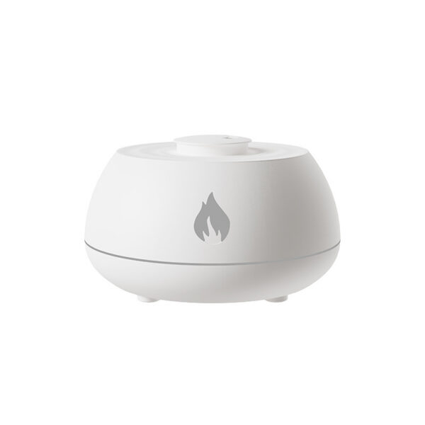 c37b7fcf-b6b7-4334-b65a-bb14b21c6a79.jpg Flame Humidifier Aromatherapy Diffuser 7 Colors Light Home Air Humidifier 130ML USB Room Fragrance Essential Oil Diffuser
