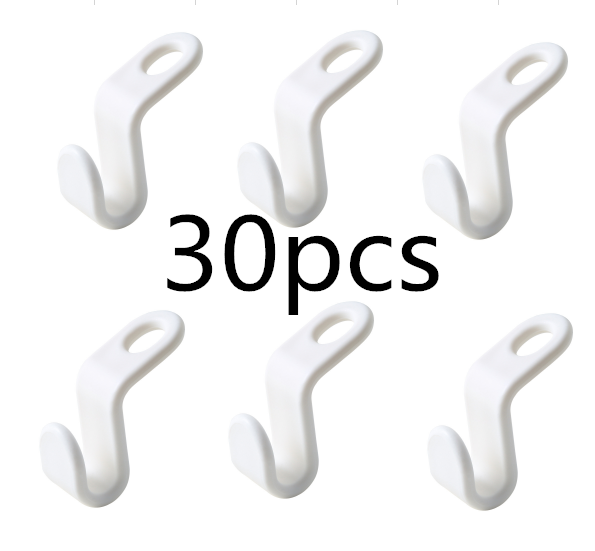 c585dd7b-3a39-40a8-8b62-834a7ec556c3.png Plastic Closet Stack Hanger Rack Multi-function Wardrobe Space-saving Hanger Hook Coat Hook Bedroom Storage Wardrobe Organizer