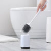 Non-stick Hair Soft Plastic Brush Head Toilet