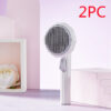 New Pet Cat Brush Hot Selling Hand-held Steel Wire Self-cleaning Comb Looper For Hair Removal