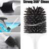 Non-stick Hair Soft Plastic Brush Head Toilet
