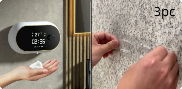 ec73374f-6d48-4e64-9b90-bdebefa1802a.jpg Automatic Hand Sanitizer Soap Dispenser Wall Mounted Usb Foam